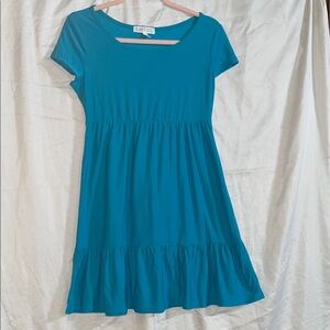 Planet Gold Vibrant Teal Blouse